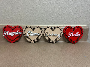 Valentine’s name tag