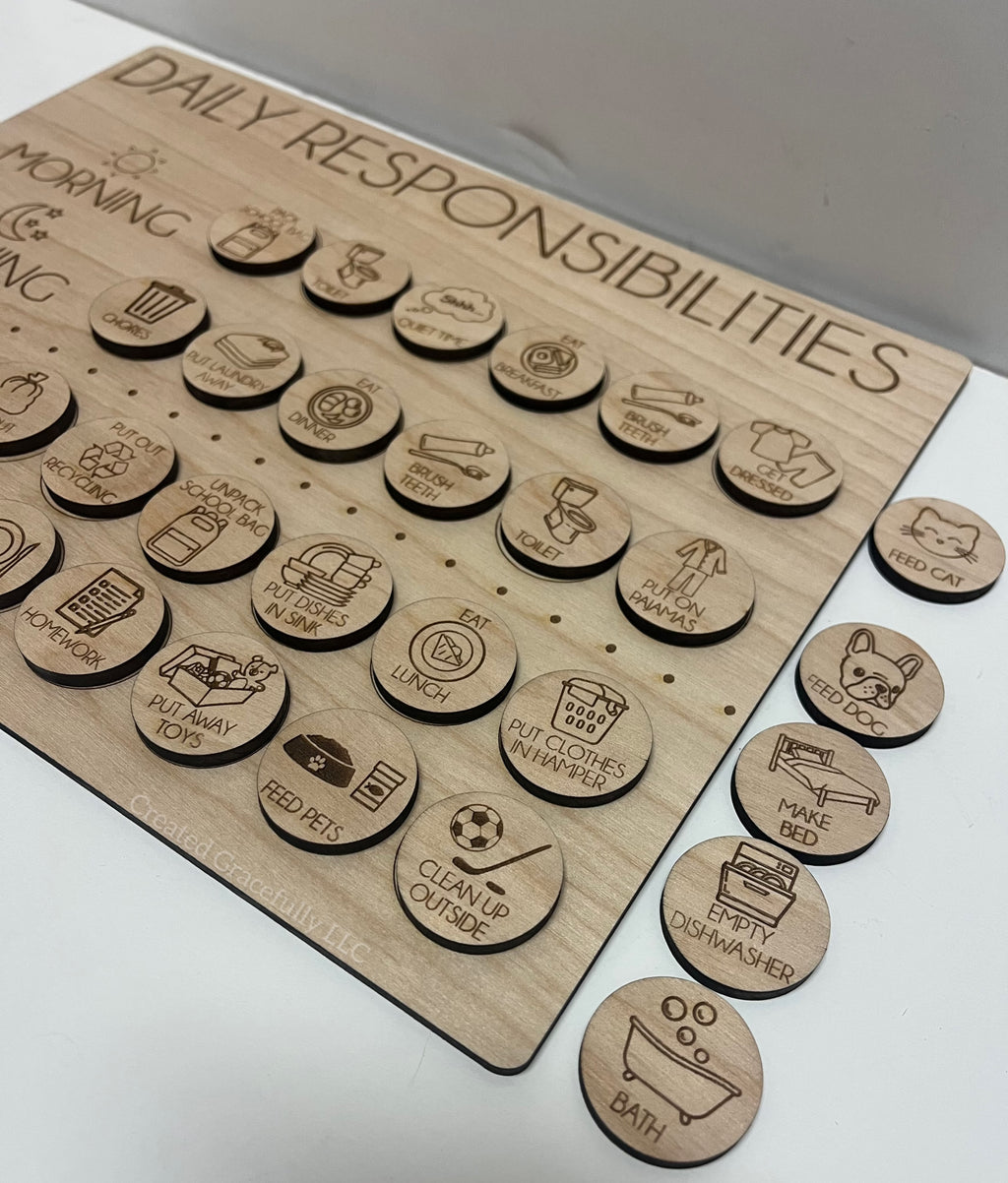 Daily responsibilities chart