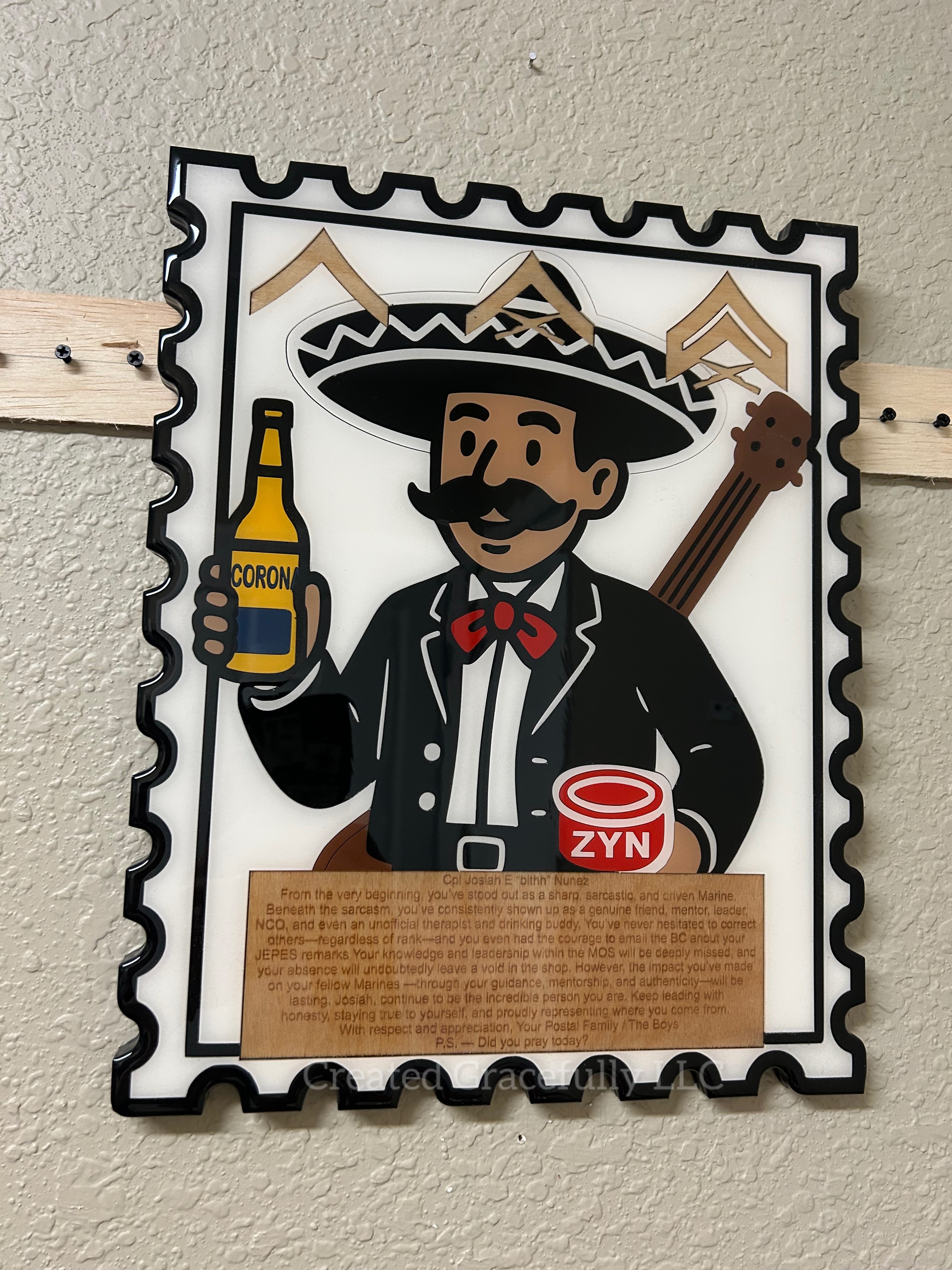Mariachi plaque