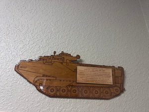 AAV engraving plaque