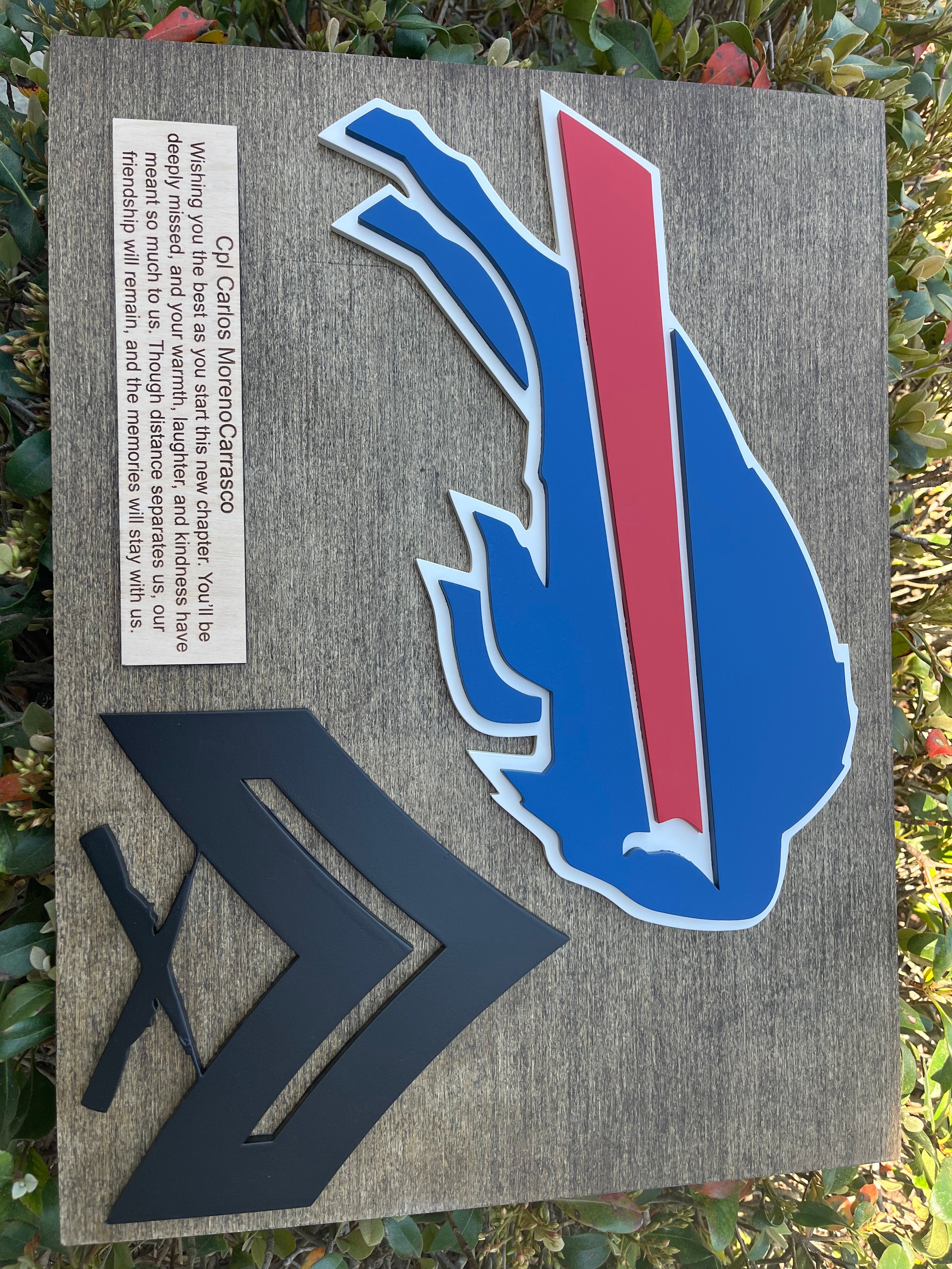 Bills plaque