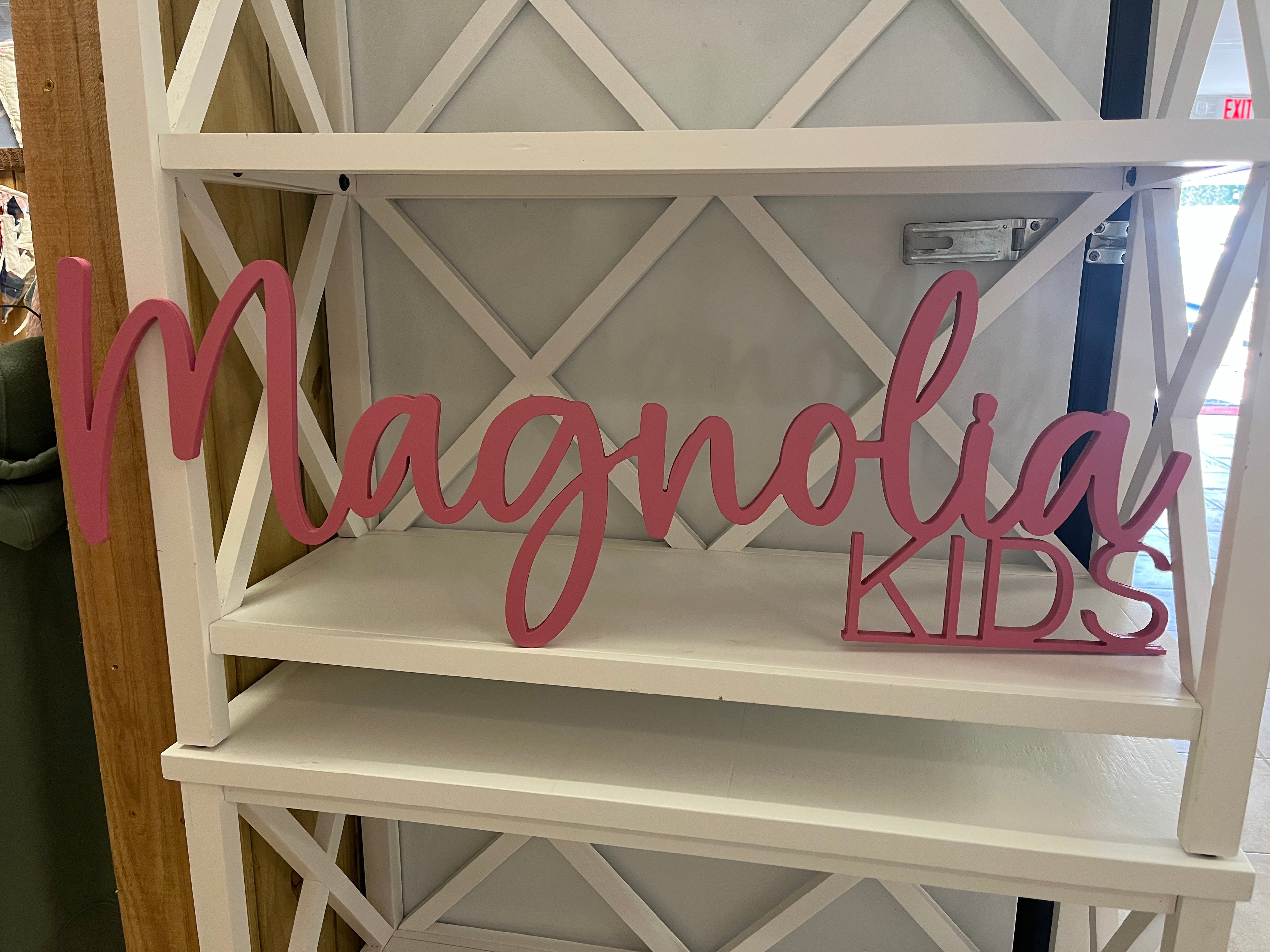 Magnolia tide sign x2