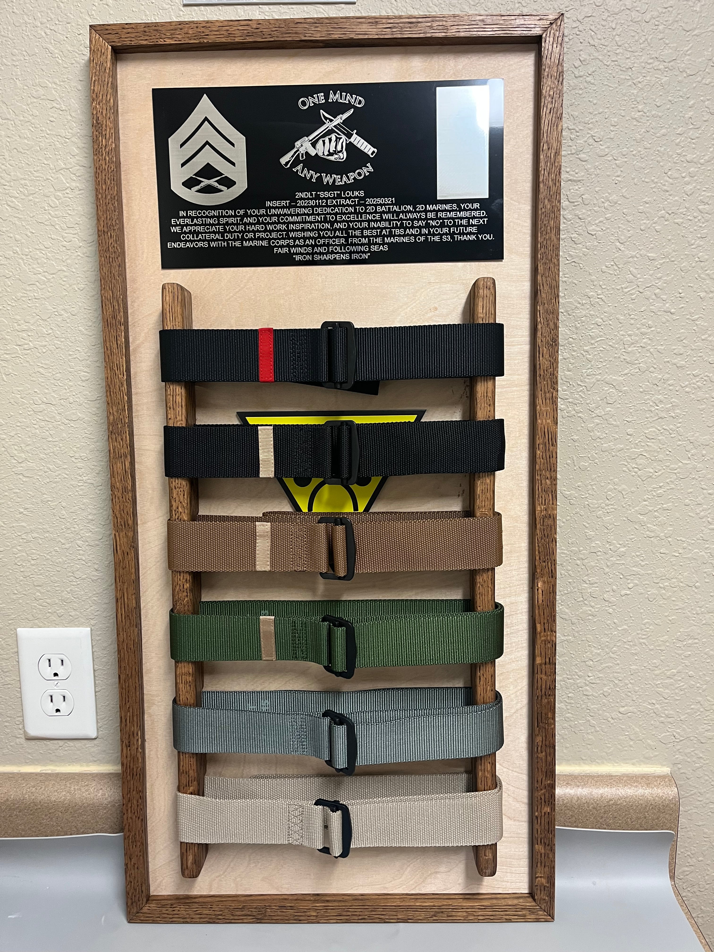 Mcmap belt display