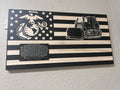 Dozer Flag Plaque