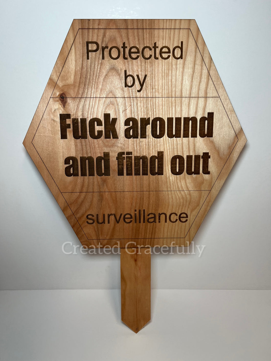 Yard protection sign