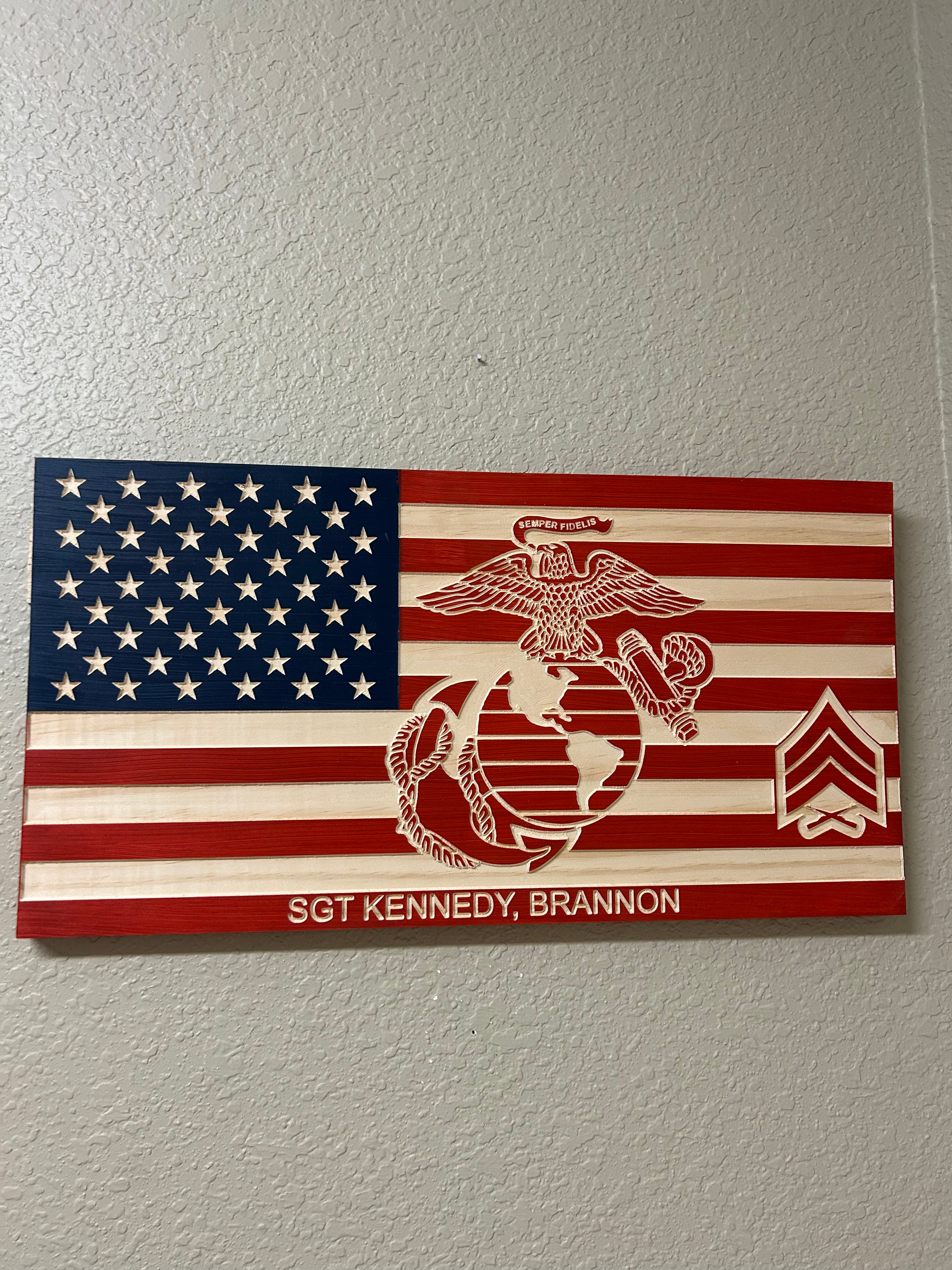USA flag Sgt