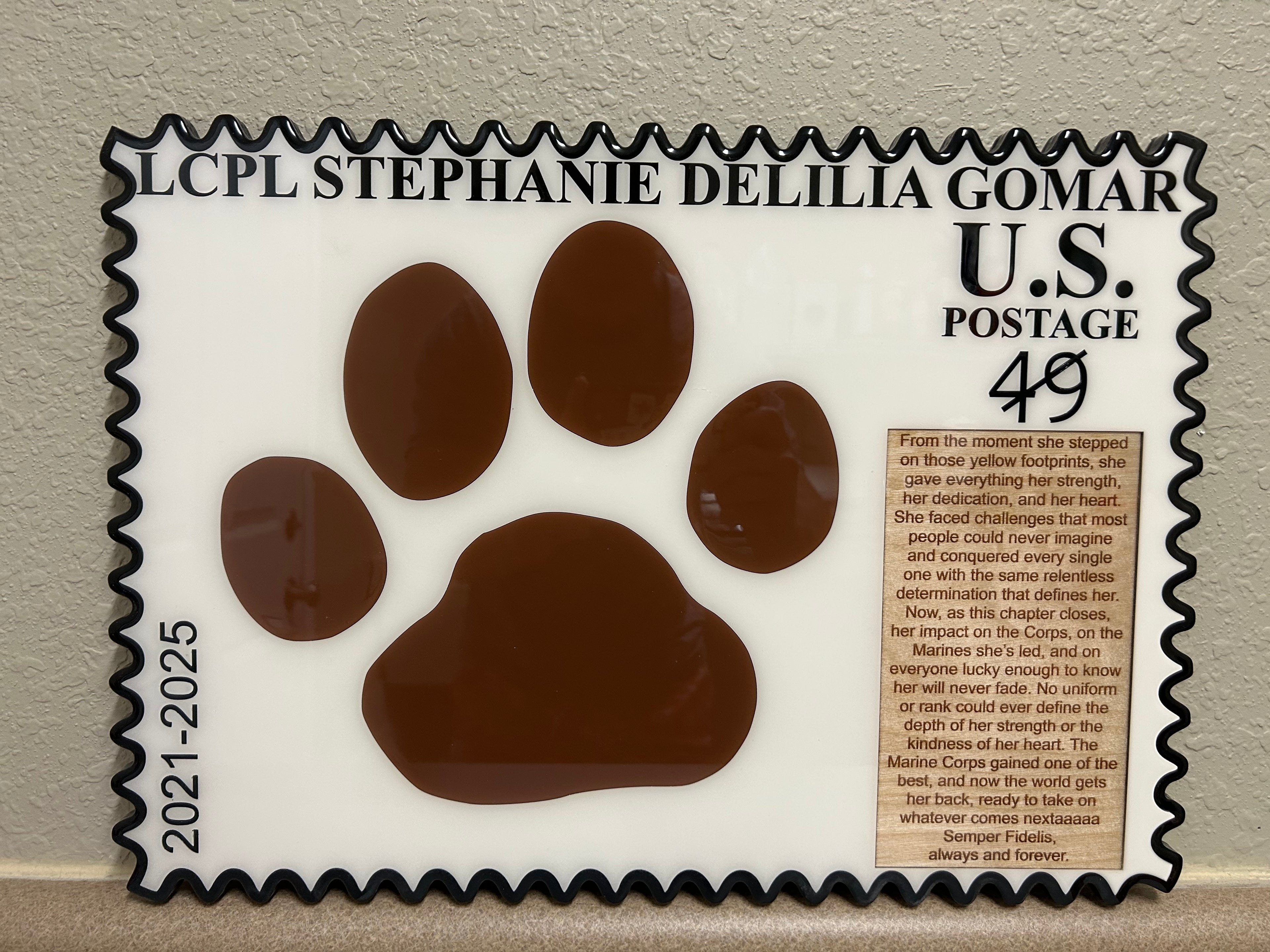 Dog stamp