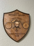 Lg JO shield plaque