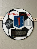 Marine Raider Soccer Ball plaque