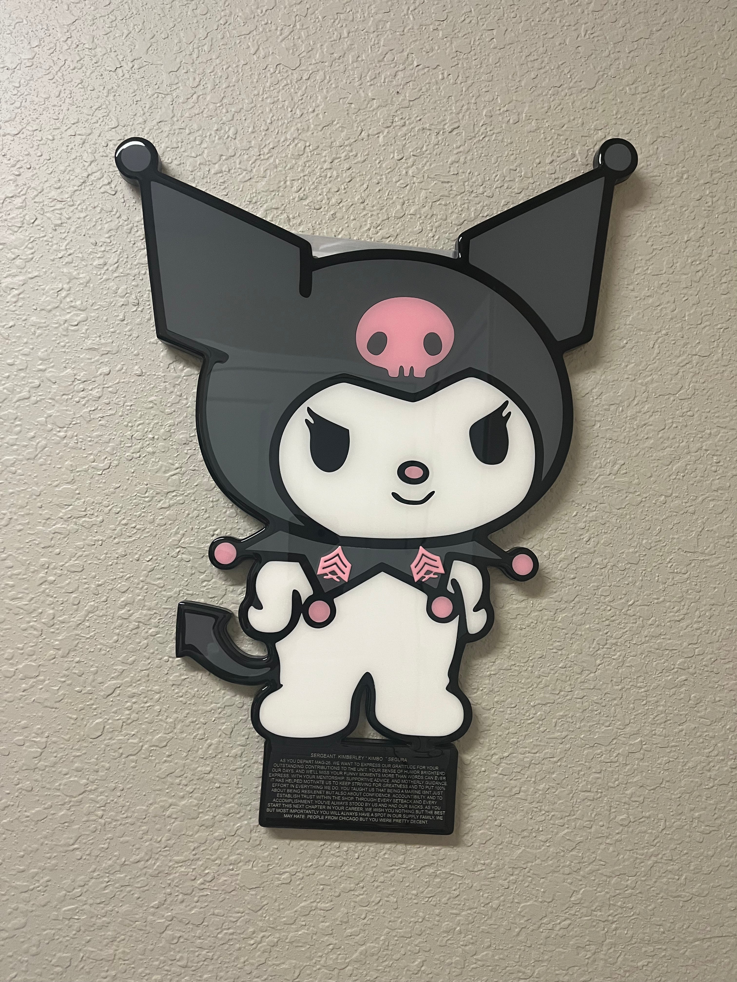 Kuromi plaque