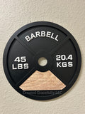45lb plate plaque