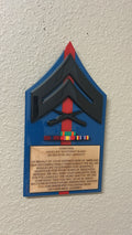 Cpl bloodstripe plaque