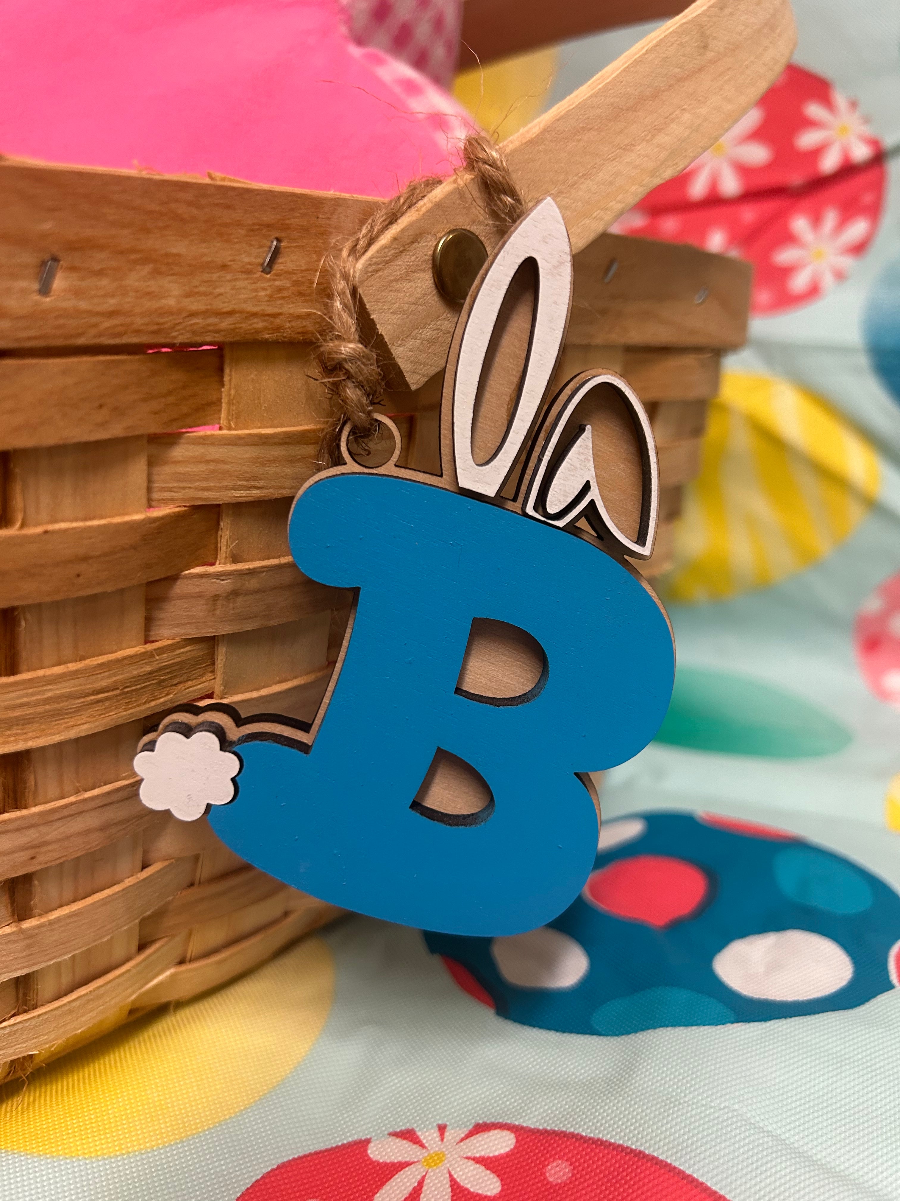 Letter Easter tag