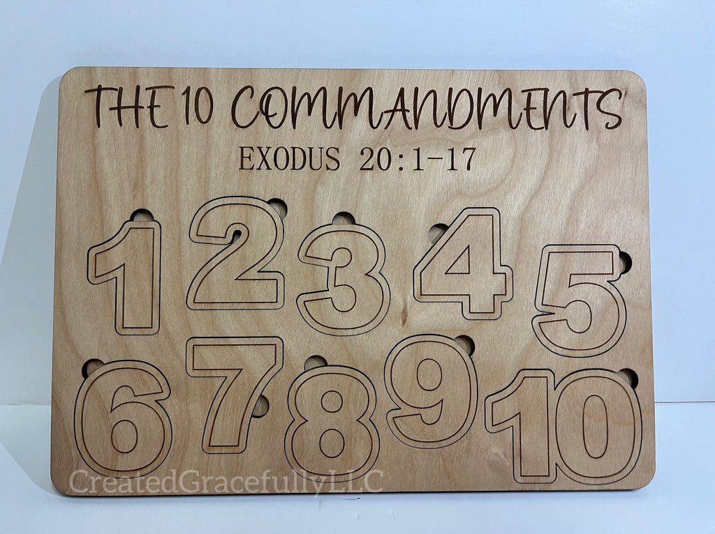 Commandments puzzle