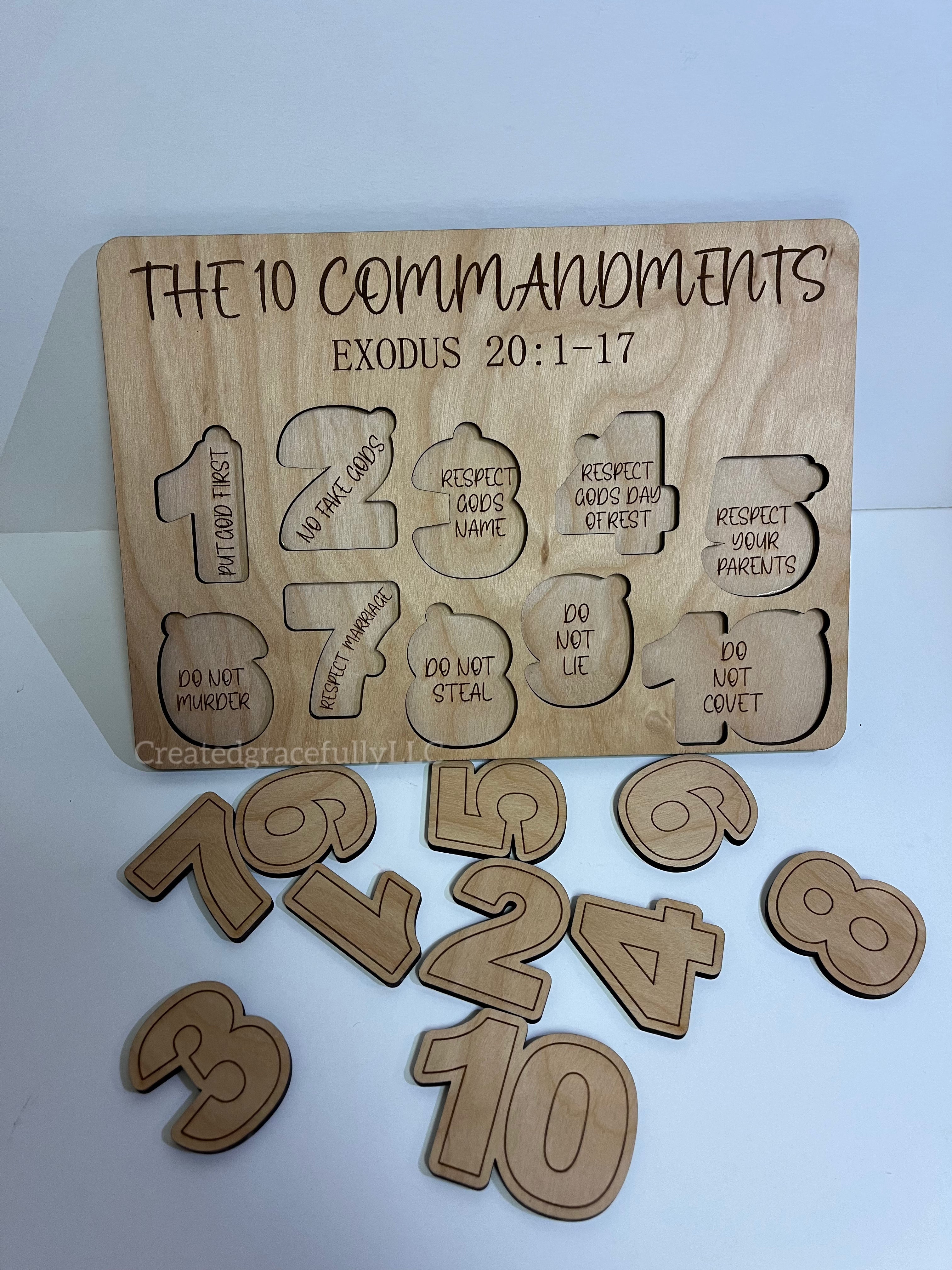Commandments puzzle