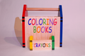 Coloring book holder