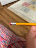 30 count pencils engraved