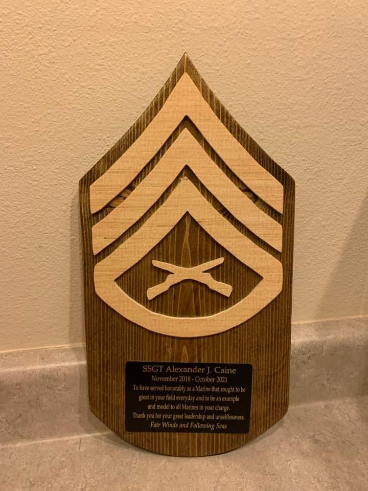 Rank plaque