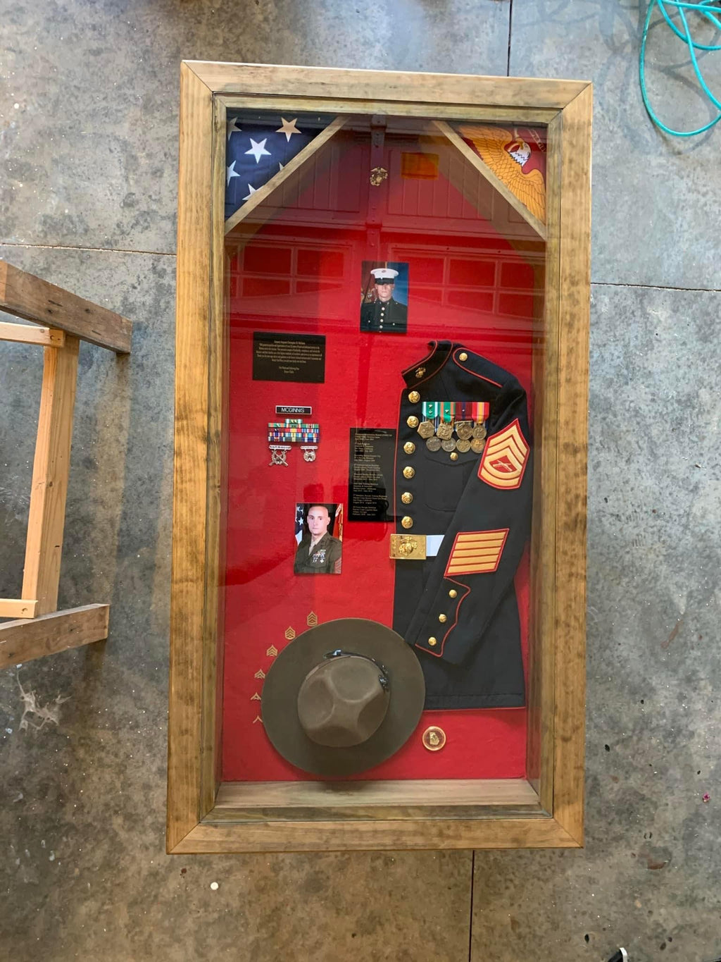 Coffee table shadow box