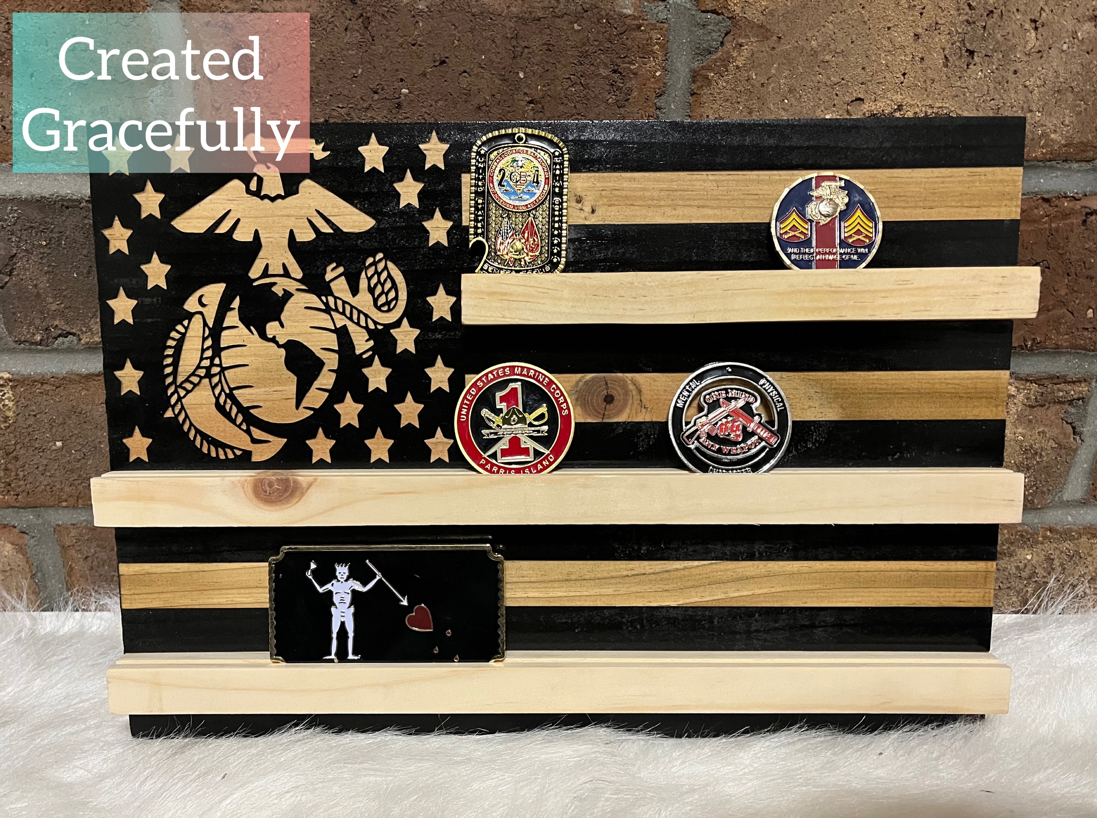 Usmc coin holder